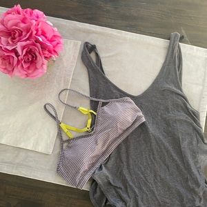 Lululemon tank & matching bra size 6 set